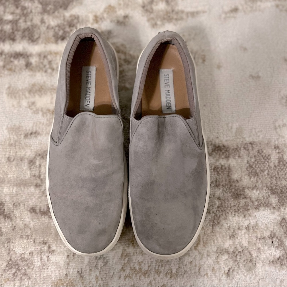 Steve Madden “Gills” Grey Suede - image 5